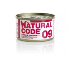 Natural Code 09 tonno e gamberetti 85gr